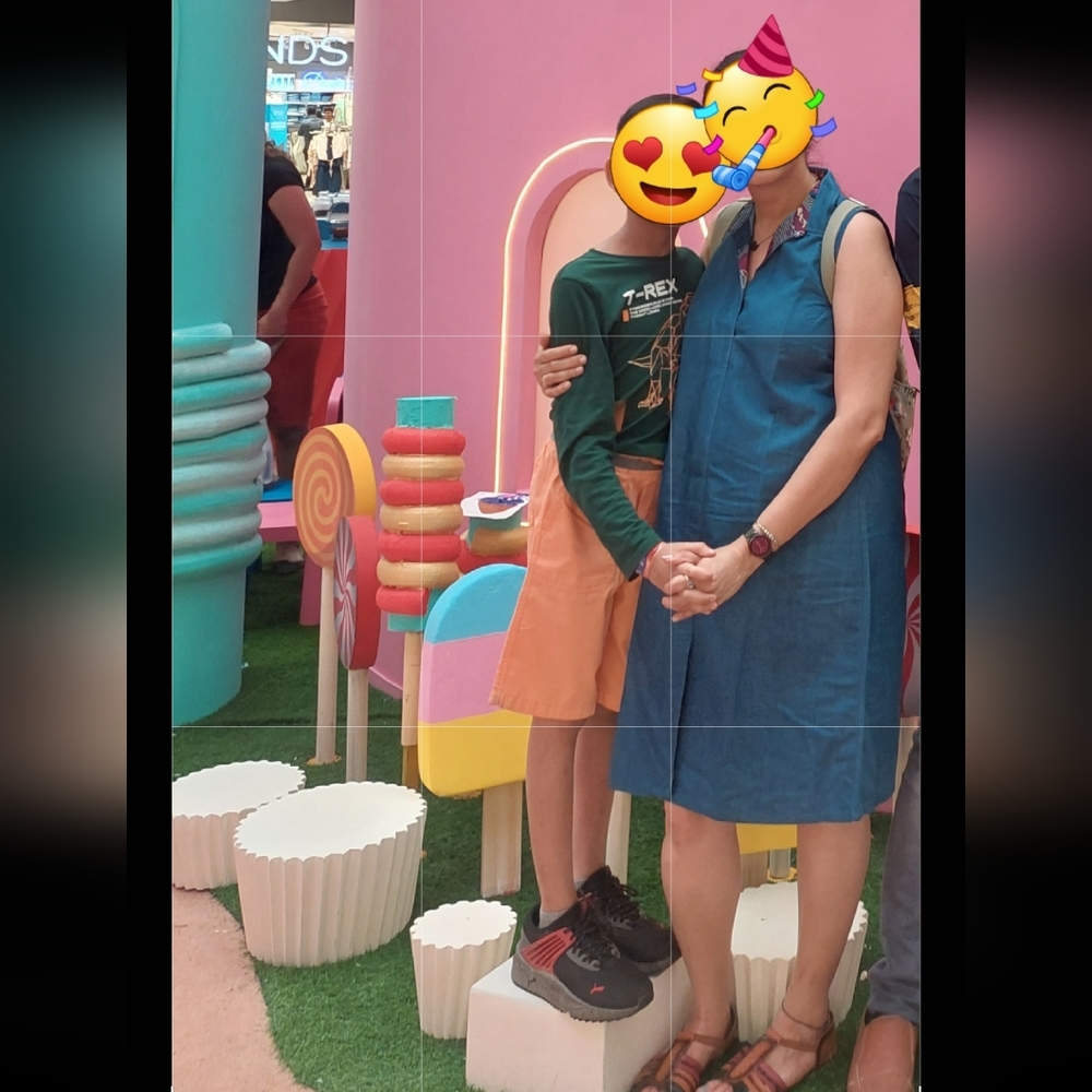 Ladies Denim One Piece Dress - Picture 3 of 3